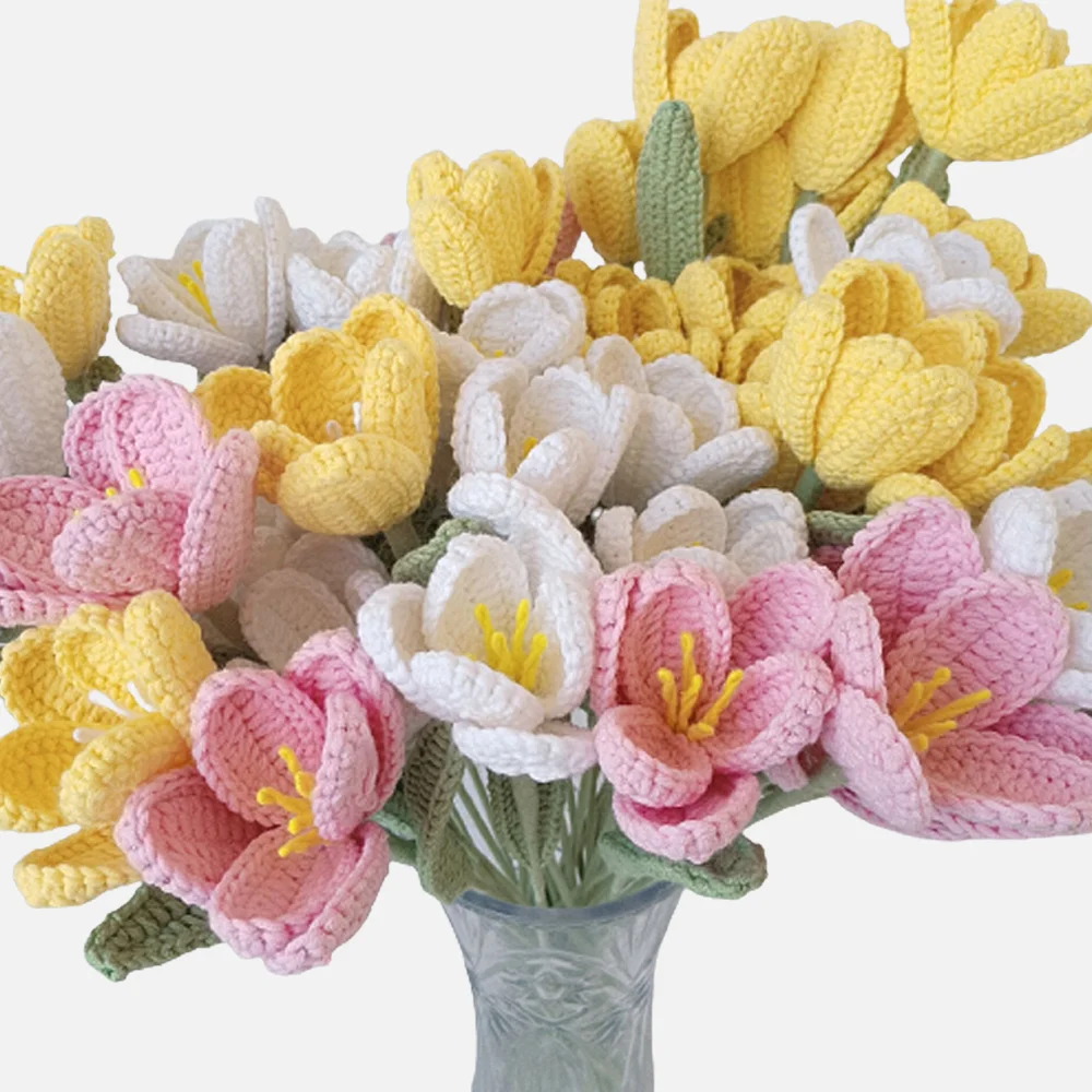 Tulip bouquet literary small fresh home decoration simulation flower