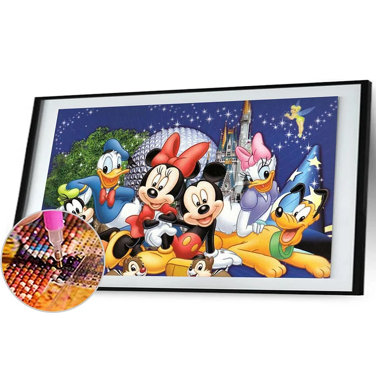 6pcs Coasters Mickey Mouse Diamond Painting