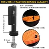 4Pcs Safety Mounting Pins Set Lockable for MaxTrax MKII Recovery Traction Boards