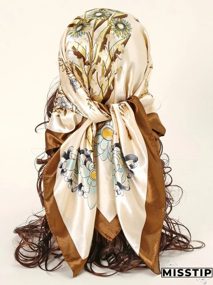 Flower Print Bandana