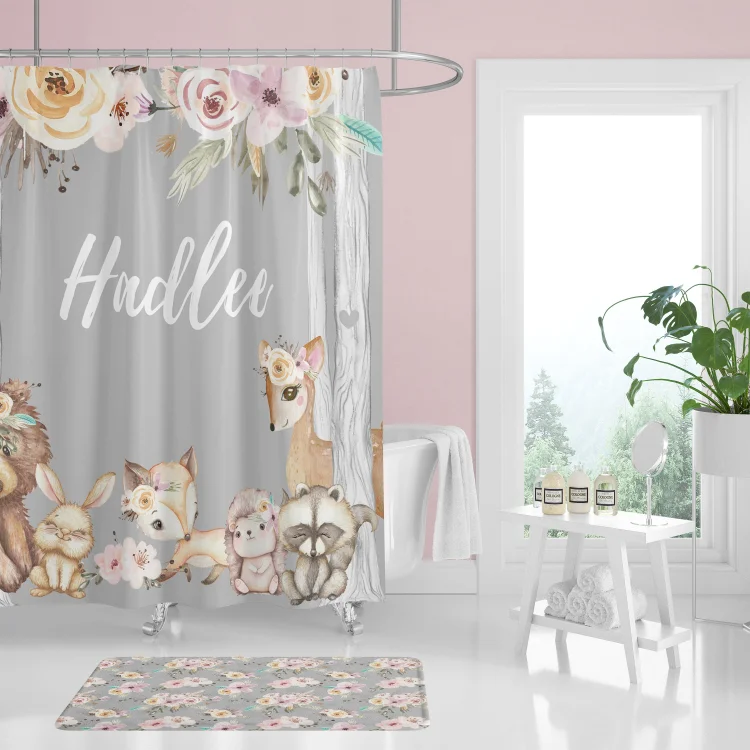 Personal Kids Woodland Shower Curtain|C17