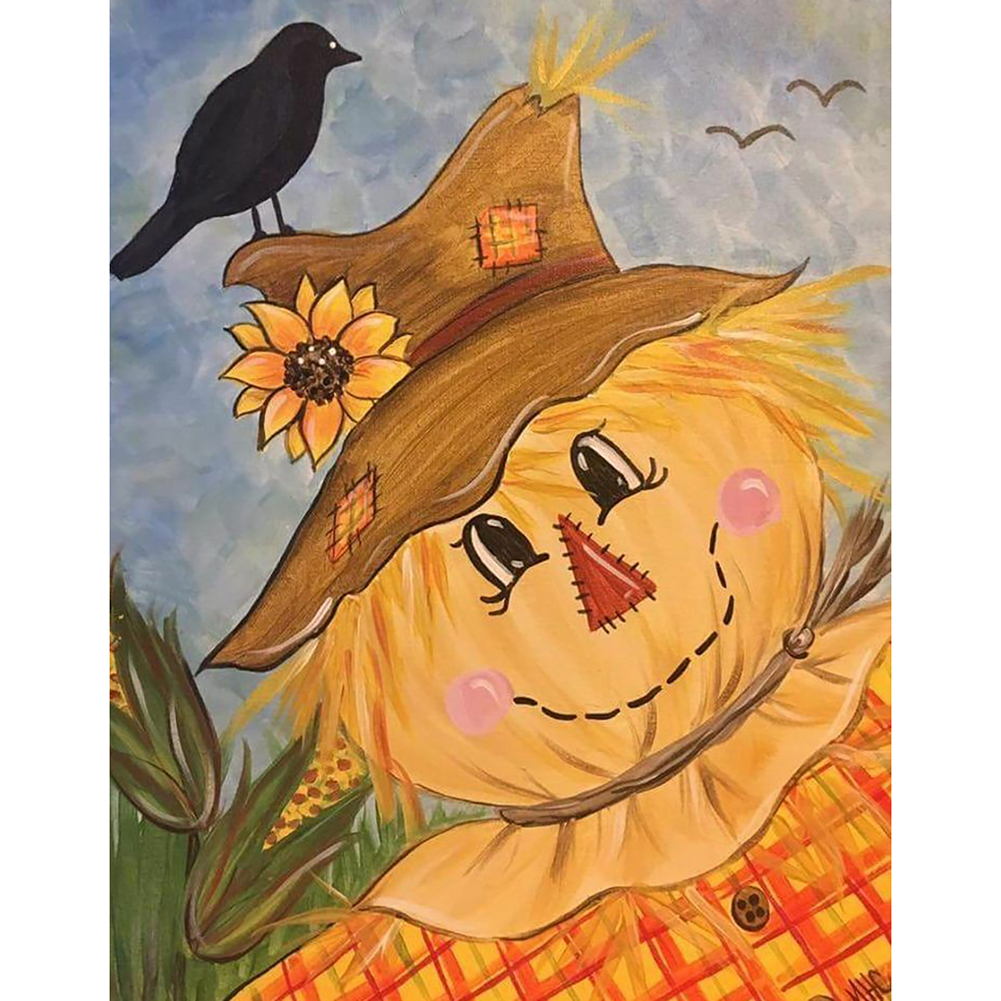 

Clown Scarecrow - Round Drill Diamond Painting - 30*40CM, 501 Original