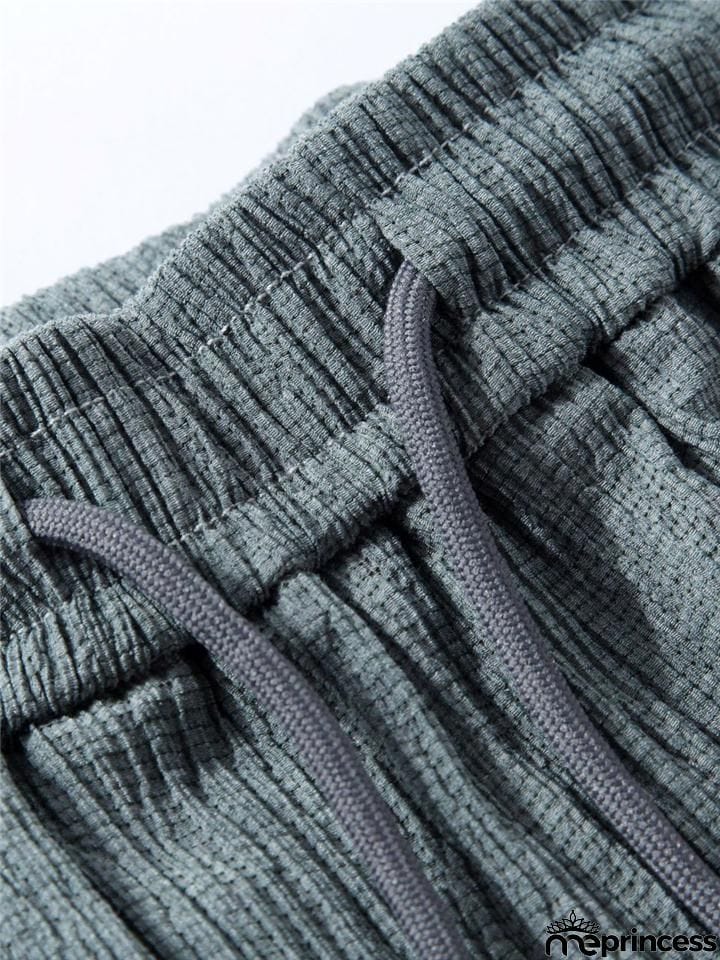 Oversize Comfy Two-Piece Outfit Solid Color T-Shirts + Drawstring Shorts