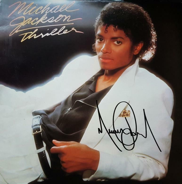 MICHAEL JACKSON Signed Photo Poster paintinggraph - Pop Singer 'Thriller' advert - preprint