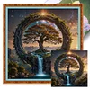 Life Tree-14CT Stamped Cross Stitch 40*40cm