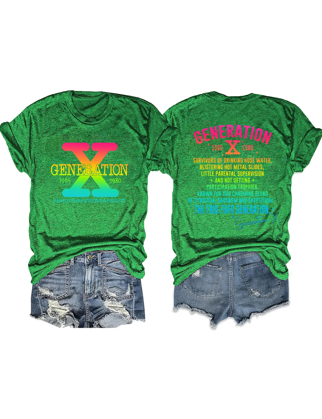 Generation X Raised on Hose Water & Neglect T-shirt