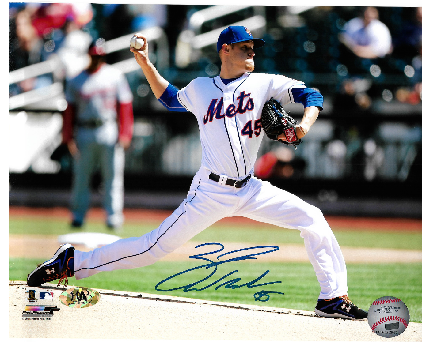 NY Mets Baseball ~ Zack Wheeler ~ Signed 8x10 Photo Poster painting MAB 2021 All Star Phillies