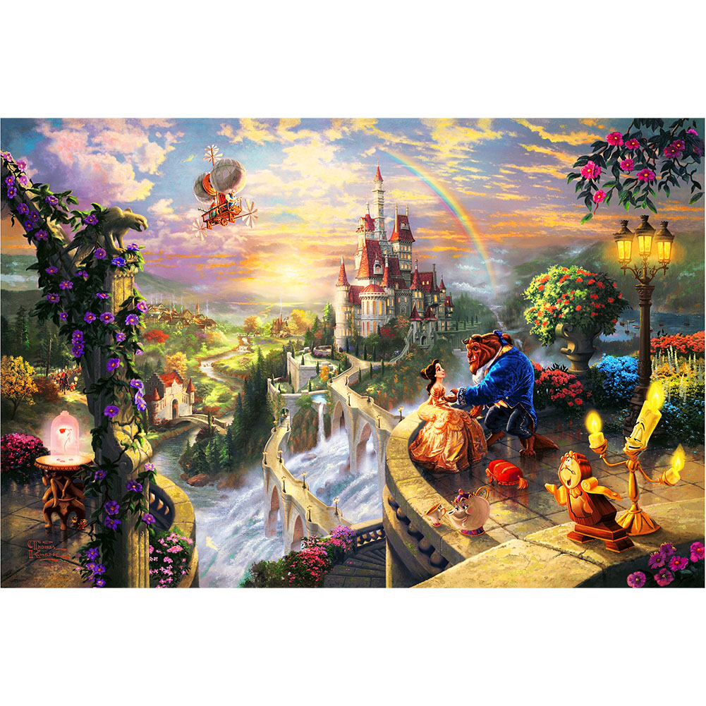 

Beauty and Beast - 1000 Pieces Jigsaw Puzzle, 501 Original
