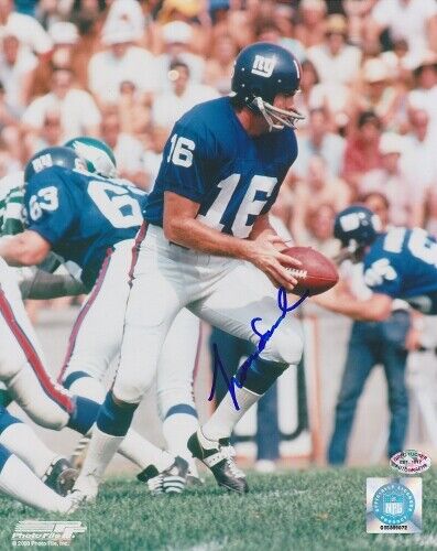 Norm Snead Signed - Autographed New York Giants 8x10 inch Photo Poster painting - GTA COA