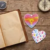 12pcs Romantic Element Double-Sided DIY Diamond Painting Keychain Kit