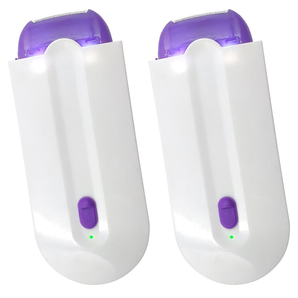 

USB Rechargeable Women Epilator Body Hair Removal Tool Rotary Shaver, European regulations - round plugs, 501 Original