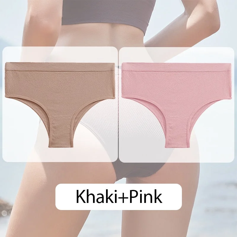 FINETOO Women Seamless Panties M-XL Low Waist Briefs Ladies Comfortable Underpants Sexy Girls Underwear Female Lingerie 6 Colors