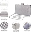 BAIGIO Damen Abendtasche Clutch Tasche Elegant Handtasche mit Strass fur Party Hochzeit