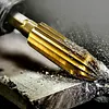 5Pcs Hex Shank Metal Grinding Drill Bits Reusable High Speed Steel Rotary Files Multi-Purpose High Speed Steel Multi-Material Carving Tool for Soft Metal Stone Carving