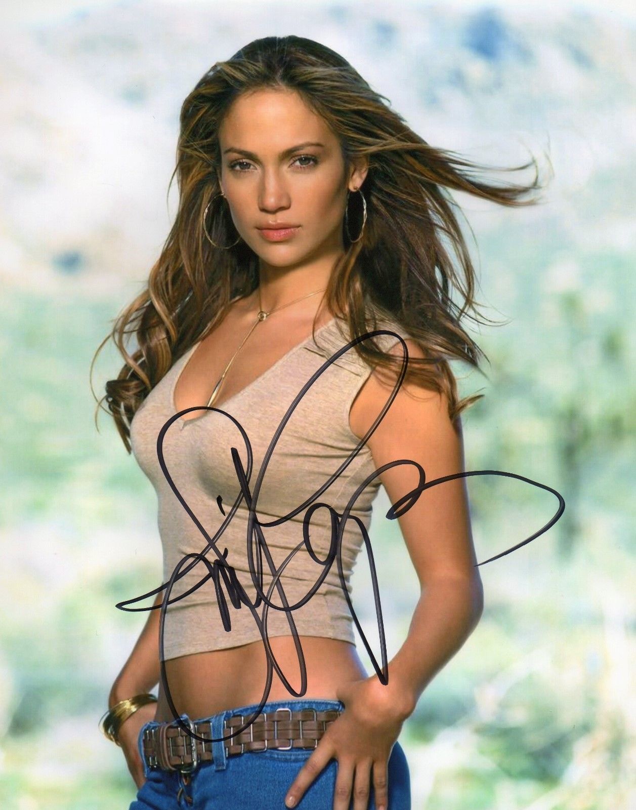 JENNIFER LOPEZ AUTOGRAPHED SIGNED A4 PP POSTER Photo Poster painting PRINT 36