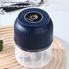 Electric Garlic Chopper 300ML Portable Cordless Mini Food Processor Rechargeable Vegetable Chopper Blender for Nuts Chili Onion Minced Meat and Spices