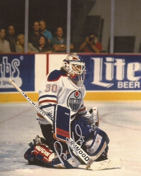 Bill Ranford signed Edmonton Oilers 8x10 Photo Poster painting autographed 3