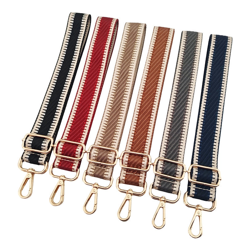 Polyester Cotton Solid Color Bag Strap