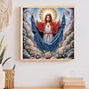 Religi&ouml;se Madonna - speziell geformtes Diamantgem&auml;lde - 30*30cm