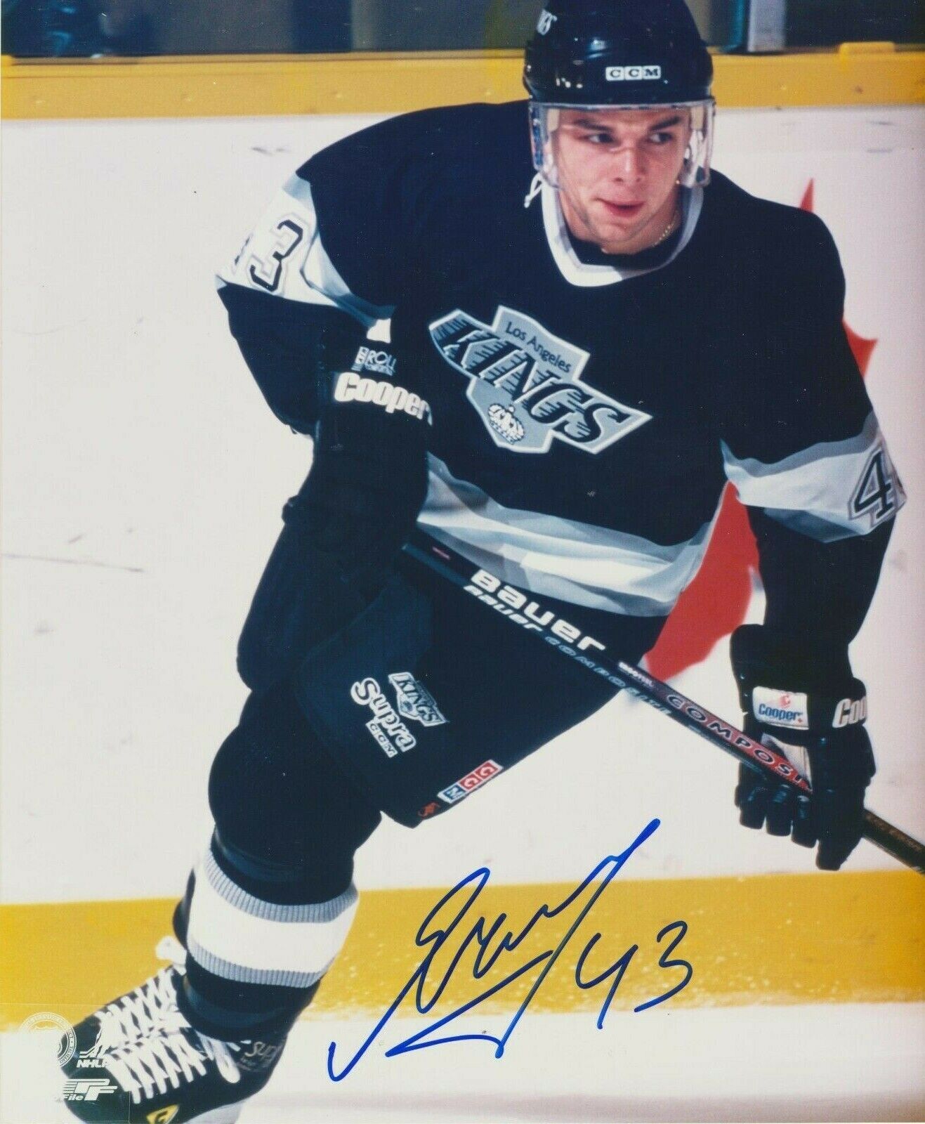 Vitali Yachmenov Autographed 8x10 Los Angeles KingsB818