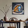 Diamond Painting -DIY Round Drill Winter Leaves(40x40cm)