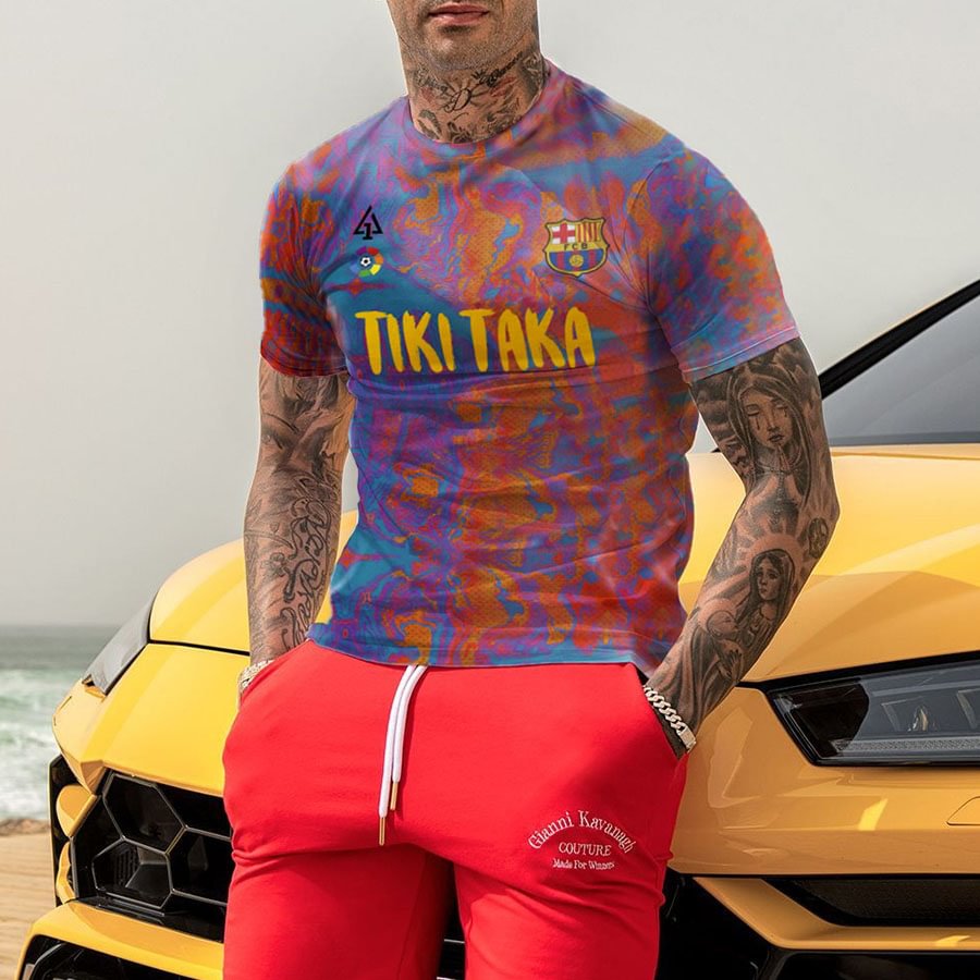 Men's Barça Print T-shirt