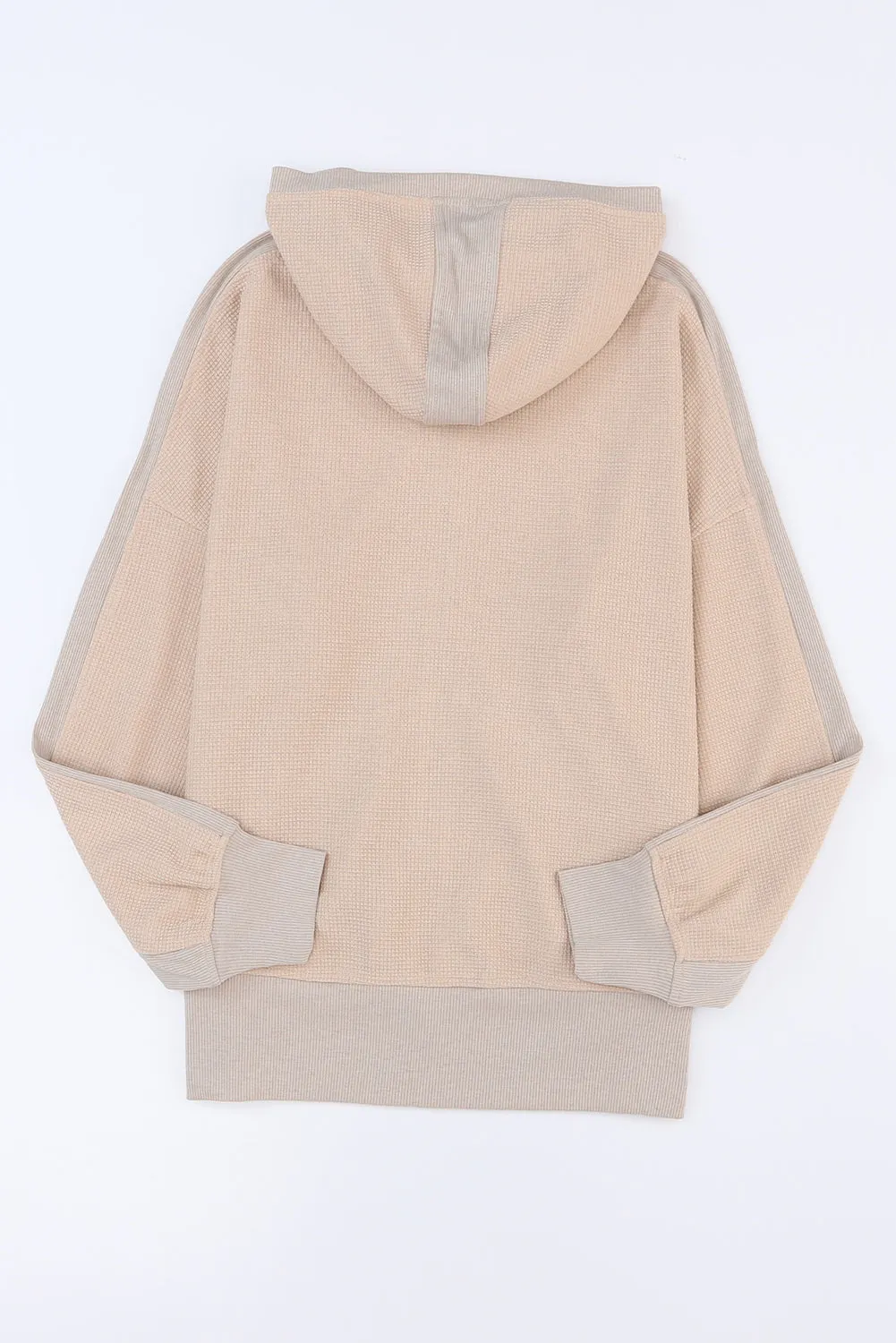 Ruched Hooded Coat Plus Size