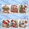 6Pcs Weihnachten - 5d DIY Handwerk Gru&szlig;karte