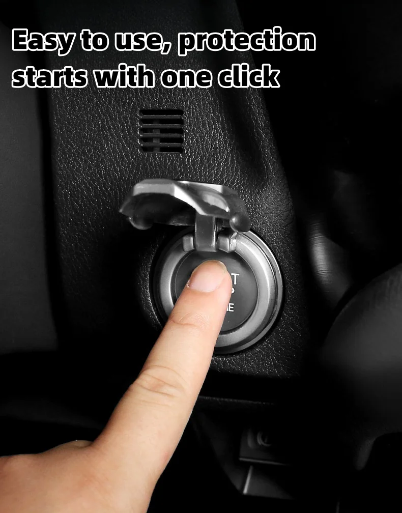 🔥Hot sale🔥Car one-button start protective cover (Superhero Style)