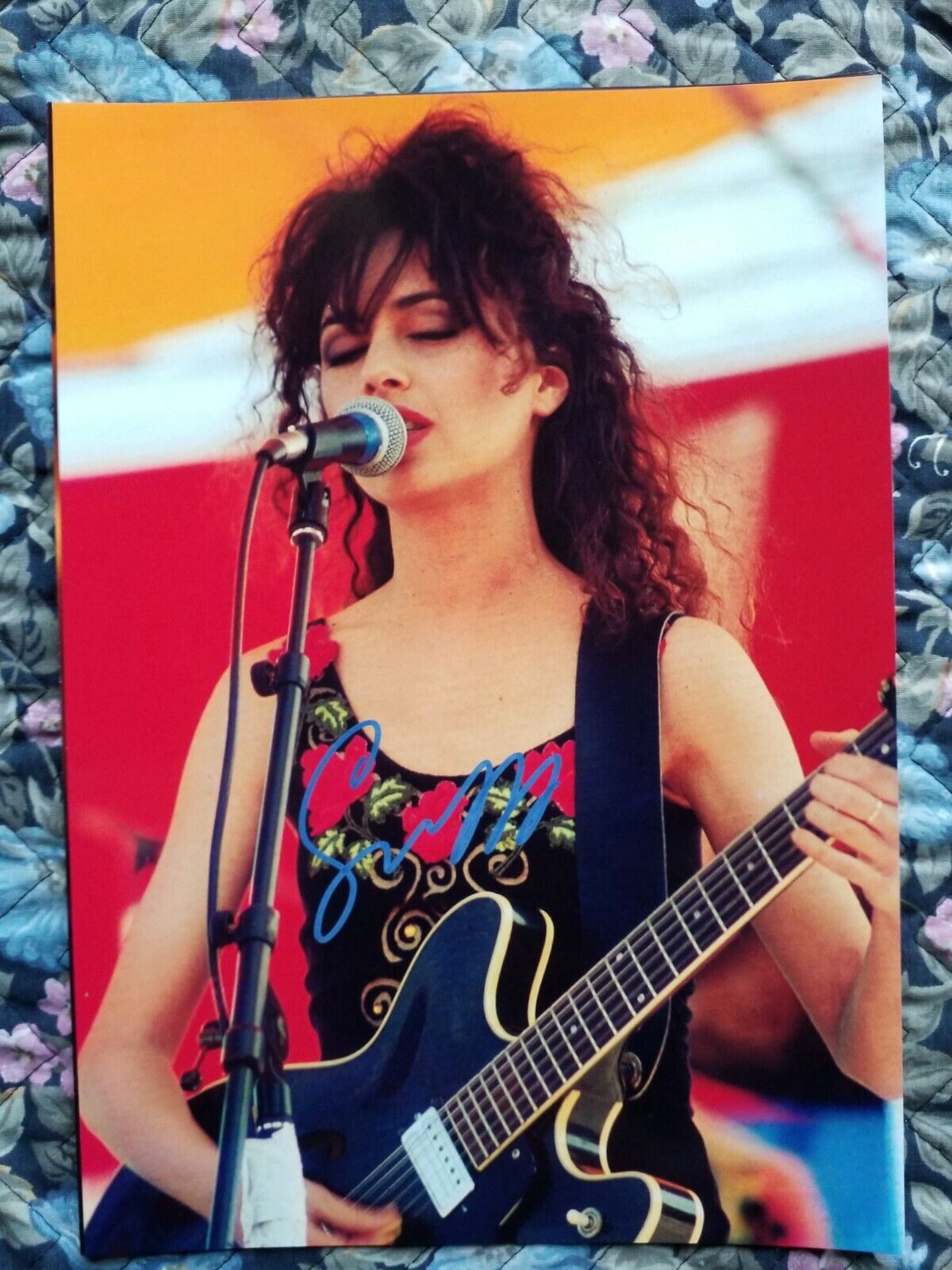 SUSANNA HOFFS AUTHENTIC SIGNED AUTOGRAPHED Photo Poster painting THE BANGLES