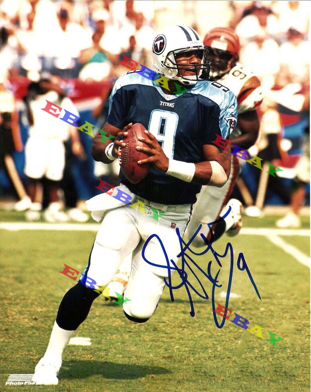 STEVE McNAIR Tennessee Titans Signed Autographed 8x10 Photo Poster painting Reprint