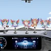 5Pcs Diamond Painting 2D Flat Angel Cat Shake Car Ornaments for Center Console