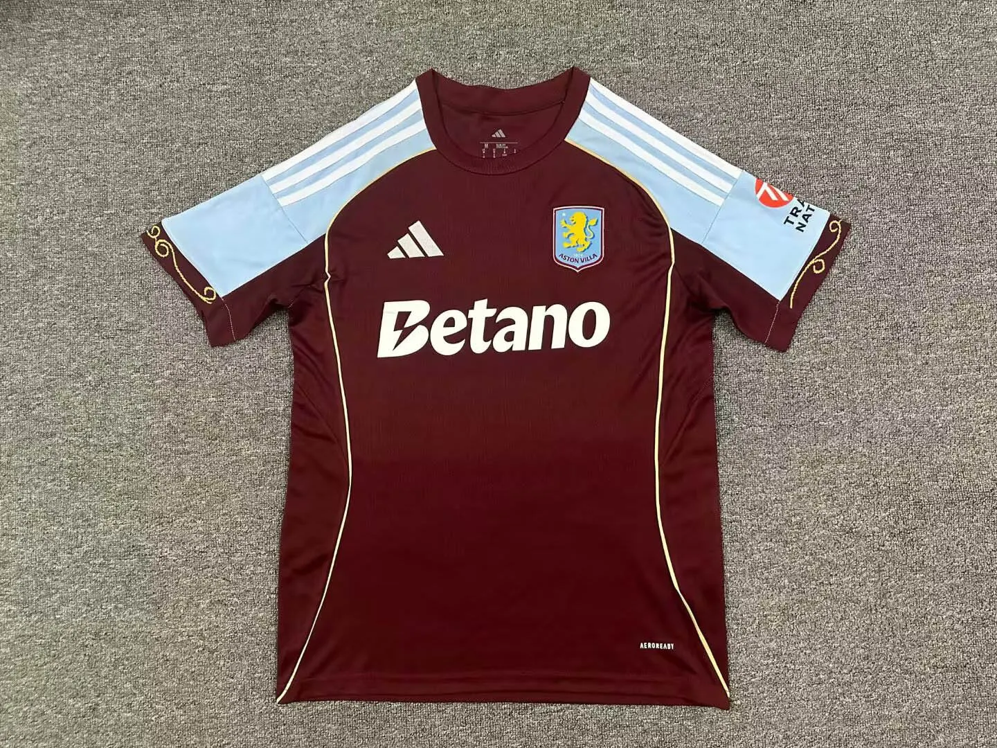 2025-2026 Aston Villa Home Football Shirt 1:1 Thai Quality- Maxi Kit