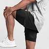  **Men's Performance Running Shorts with Secure Phone Pocket** by Inlyline