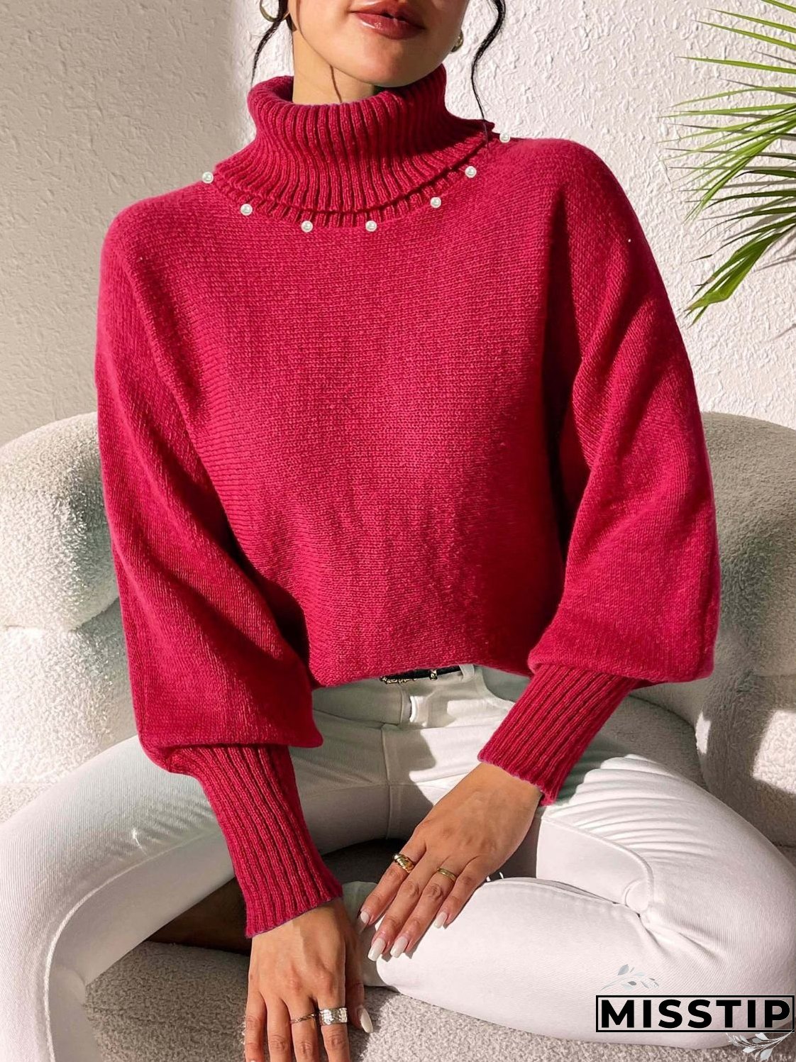 Turtleneck Long Sleeve Sweater