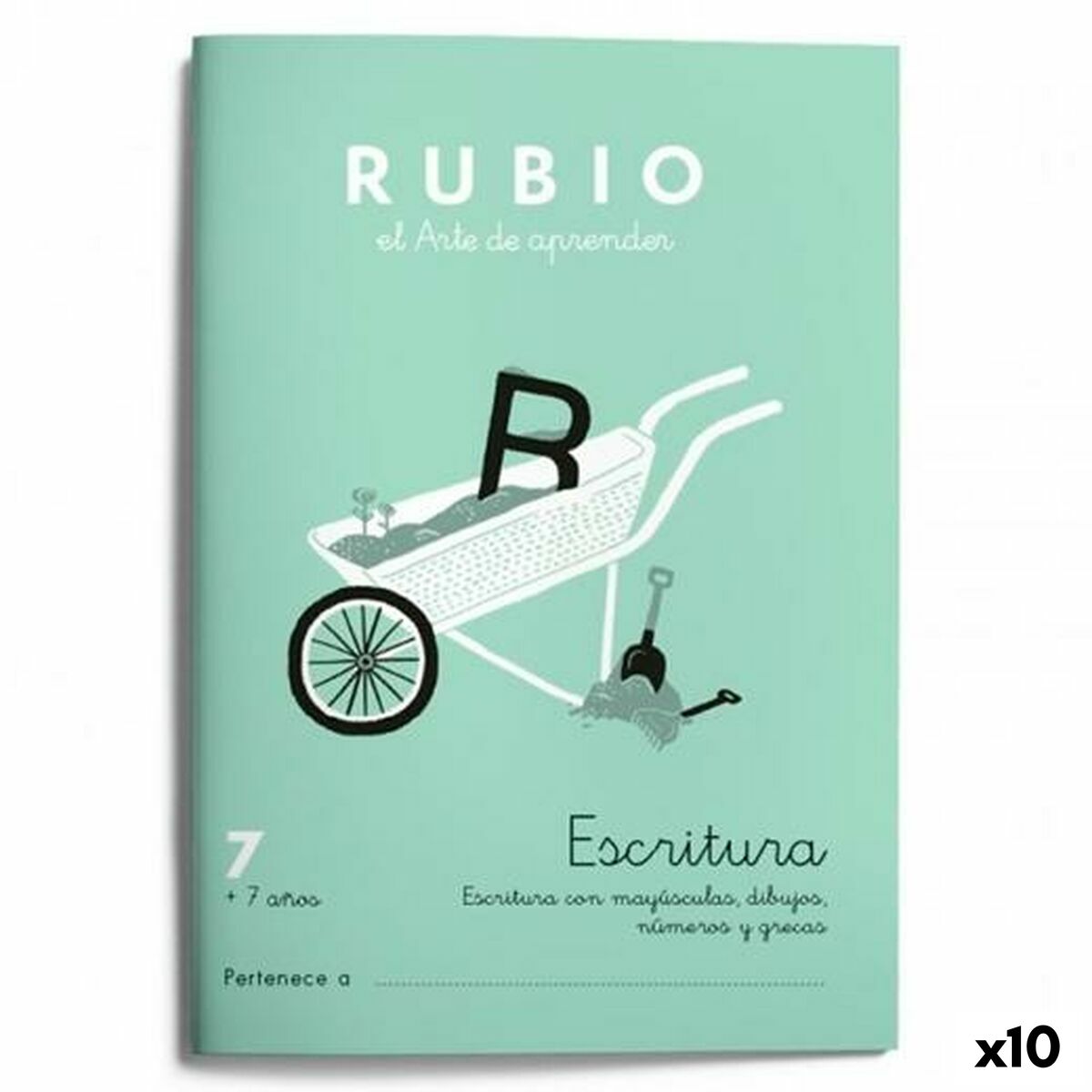Writing and calligraphy notebook Rubio N&ordm;07 A5 Spanish 20 Sheets (10 Units)