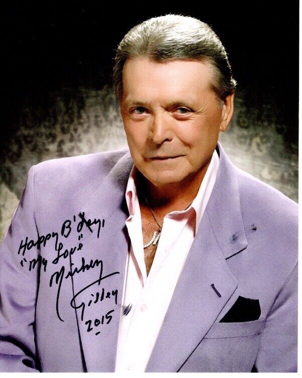 Mickey Gilley Autographed Photo Poster painting Country Music Superstar 8x10 (Original)