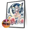 Diamond Painting-DIY Full Round Drill Moon Fairy
