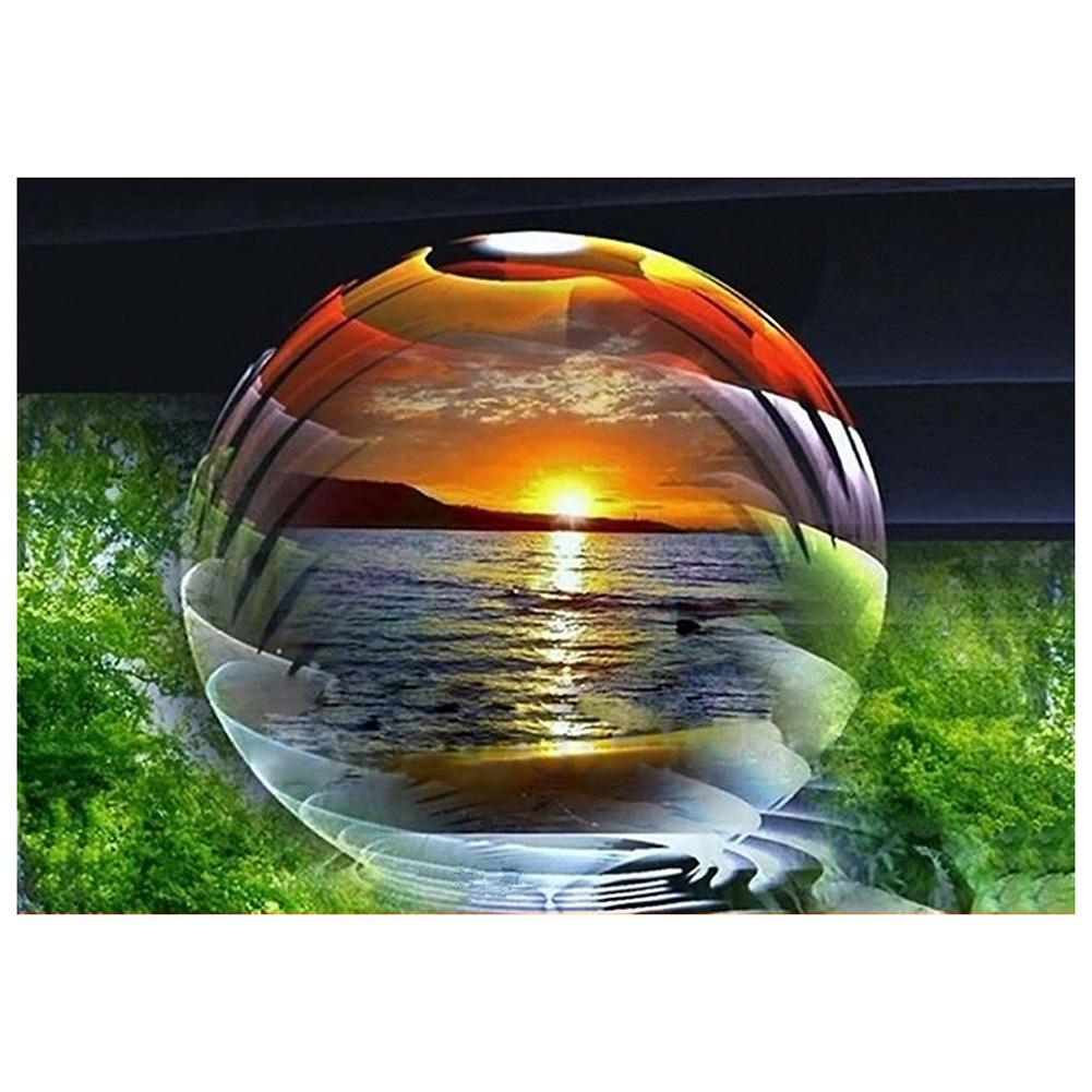 

30*40CM - Scenery - Round Drill Diamond Painting, 501 Original
