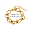 Chic Golden Pearls Stainless Steel Bracelet 