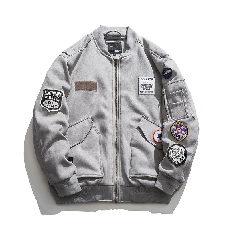 Baseball uniform casual couple jacket oversize hip-hop jacket