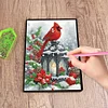 Diamond Painting Snow Cardinal Diary Book 50 Pages for Adults Kids