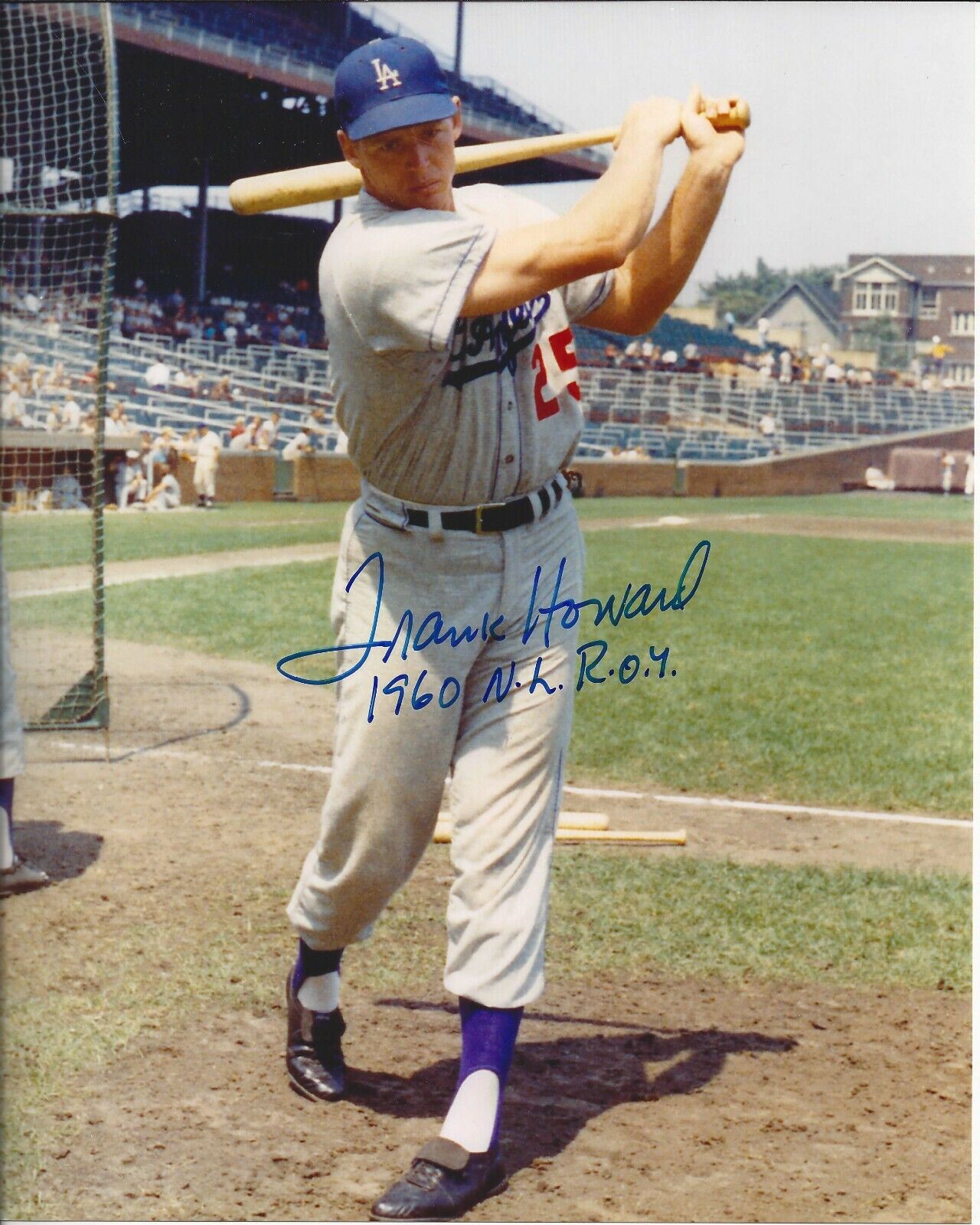 Frank Howard Autographed 8x10 Los Angeles Dodgers#1