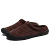 Unisex Winter Thick Plush Soft Sole Indoors & OutdoorsCotton Anti-Slip Slippers Shoes
