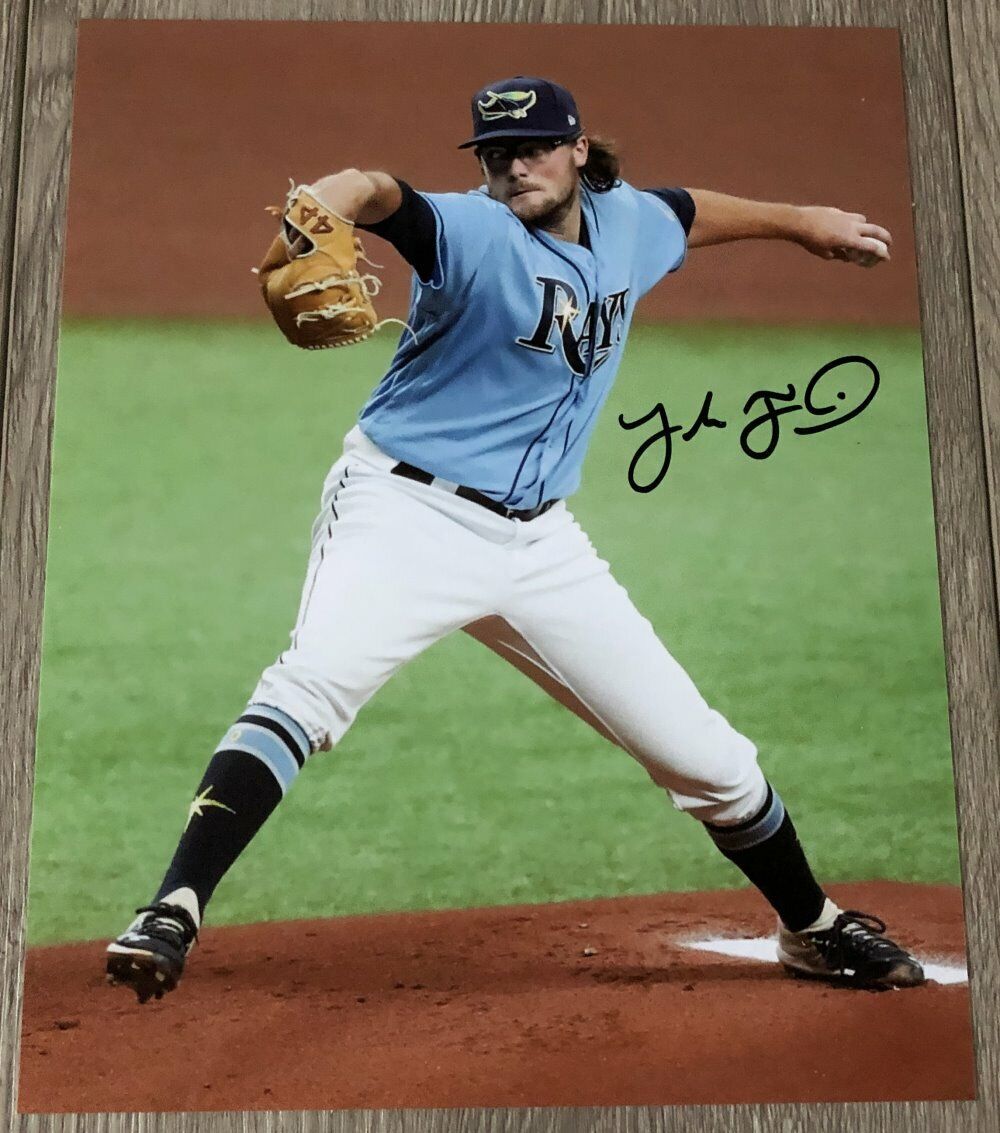 JOSH FLEMING SIGNED AUTOGRAPH TAMPA BAY RAYS 8x10 Photo Poster painting A w/EXACT PROOF