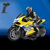 Remote Control Motorcycle, New RC Motorcycle Remote Control Stunt Drift Bike Racing, High Speed ​​Cyclone Motorcycle and Ride Model, Great Christmas Gift for Boys Girls Kids.