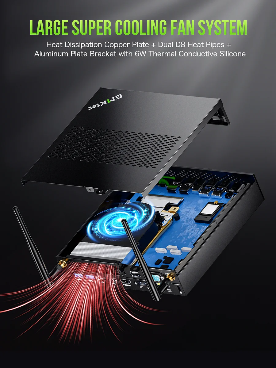 GMKtec NucBox10レビュー：Ryzen 7 5800U+16GB搭載の激安ミニPC