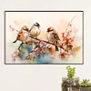 (60*40cm)Branch Birds Flowers - Full Round Drill Diamond Painting