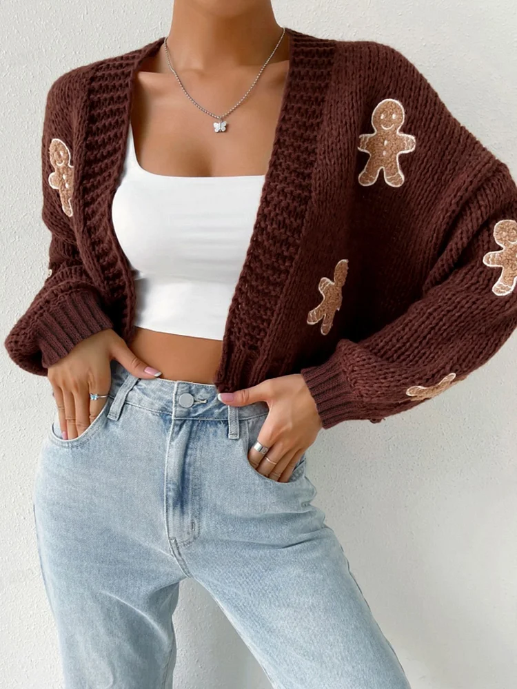 Cozy Gingerbread Cardigan | Buy 2 Free Shipping