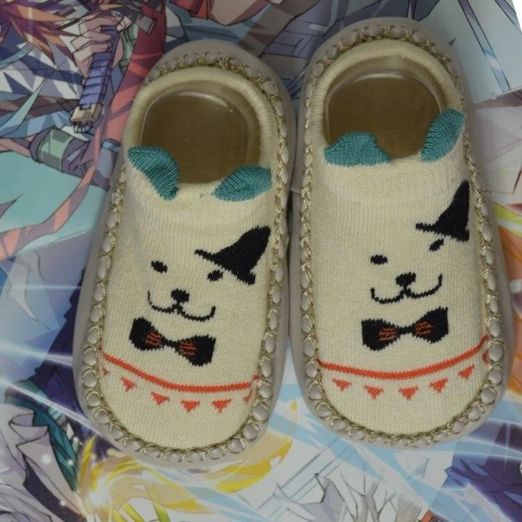 YWHUANSEN 0-2Yrs Spring Autumn Infant Funny Socks Newborn Anti Slip Baby Boy Socks With Rubber Soles Girls Cute Children Socks